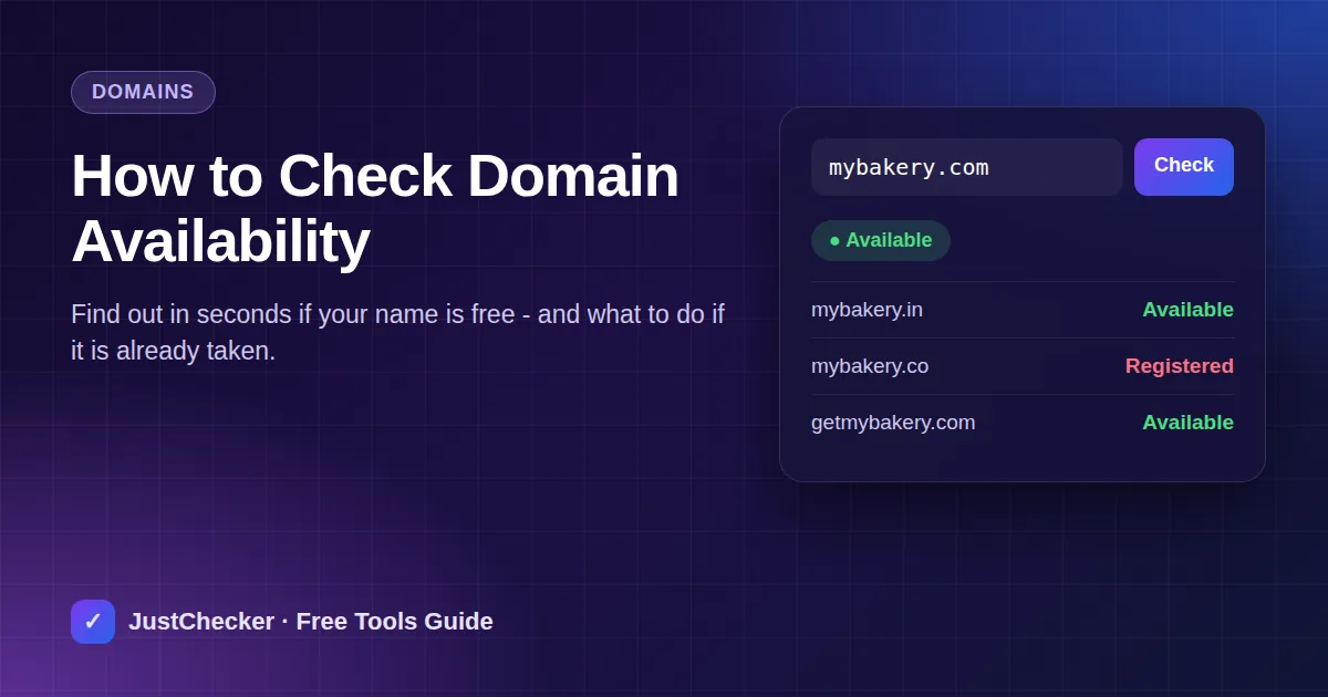 How to Check Domain Availability (and What to Do If It's Taken)